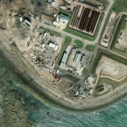 Satellite imagery of Crabière Rock, JE