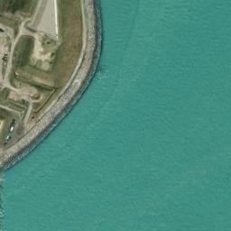 Satellite imagery of Crabière Rock, JE