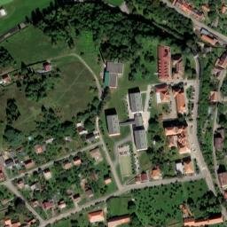 Satellite imagery of [Volyně] church t., CZ