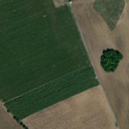 Satellite imagery of [Holubice] church t., CZ