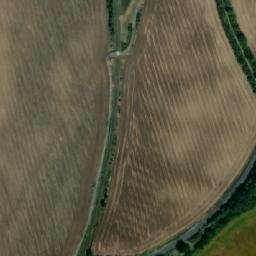 Satellite imagery of [Holubice] church t., CZ