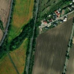 Satellite imagery of [Holubice] church t., CZ