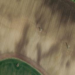 Satellite imagery of Lutršték [Němčany] church t., CZ