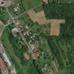 Satellite imagery of [Halenkovice] church t., CZ