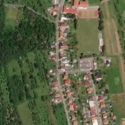 Satellite imagery of [Halenkovice] church t., CZ
