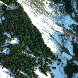 Satellite imagery of Mount Archibald, CA