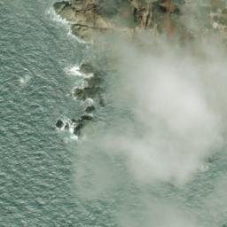 Satellite imagery of Île Percée, JE