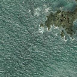 Satellite imagery of Nipple Rock, JE