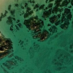 Satellite imagery of Le Hocq Point, JE