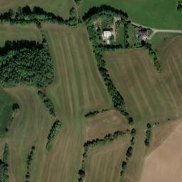Satellite imagery of [Volyně] cemetery church t., CZ