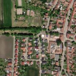 Satellite imagery of [Blažovice] church t., CZ