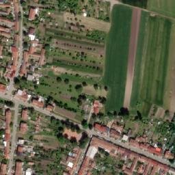 Satellite imagery of [Blažovice] church t., CZ