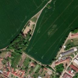 Satellite imagery of [Dobročkovice] church t., CZ