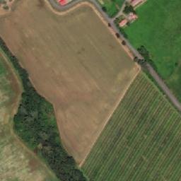 Satellite imagery of sv.Jilji [Pohořelice u Napajedel] church t., CZ