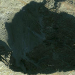 Satellite imagery of cairn, PL