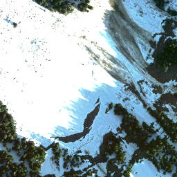 Satellite imagery of Mount Archibald, CA