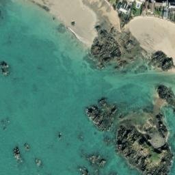 Satellite imagery of Point Le Croc, JE