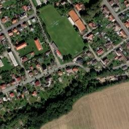 Satellite imagery of [Volyně] church t., CZ