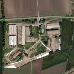 Satellite imagery of [Blažovice] church t., CZ