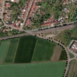 Satellite imagery of [Blažovice] church t., CZ