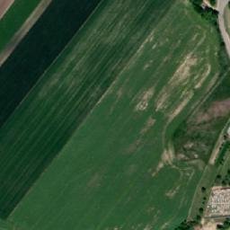 Satellite imagery of [Milonice] church t., CZ