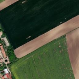 Satellite imagery of [Milonice] church t., CZ