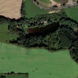 Satellite imagery of [Volyně] cemetery church t., CZ