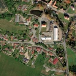 Satellite imagery of [Bílsko u Vodňan] church t., CZ