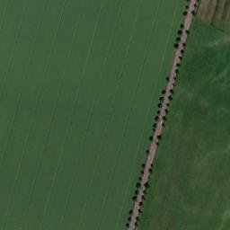 Satellite imagery of [Blažovice] church t., CZ