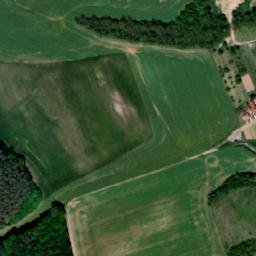 Satellite imagery of [Milonice] church t., CZ