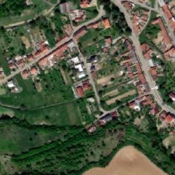 Satellite imagery of [Milonice] church t., CZ