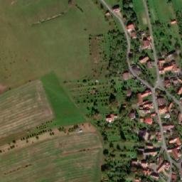 Satellite imagery of [Slopné] church t., CZ