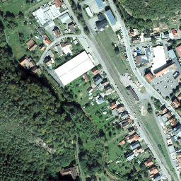Satellite imagery of cairn, FR