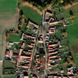Satellite imagery of [Číčenice] church t., CZ