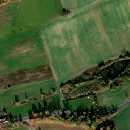 Satellite imagery of [Číčenice] church t., CZ