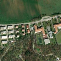 Satellite imagery of [Bučovice] church t., CZ