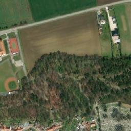 Satellite imagery of [Bučovice] church t., CZ