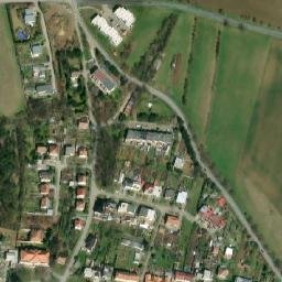 Satellite imagery of [Bučovice] church t., CZ