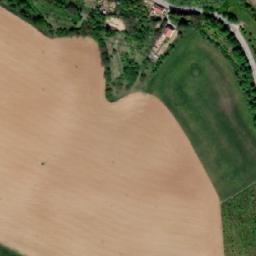 Satellite imagery of [Milonice] church t., CZ