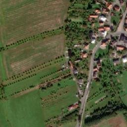 Satellite imagery of [Slopné] church t., CZ