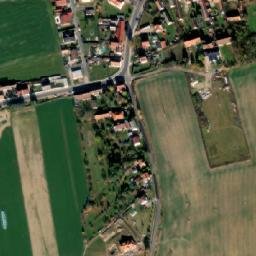 Satellite imagery of [Číčenice] church t., CZ