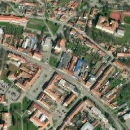 Satellite imagery of [Bučovice] church t., CZ