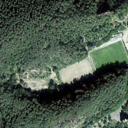 Satellite imagery of cairn, FR