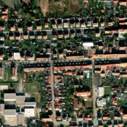 Satellite imagery of [Vodňany] church t., CZ