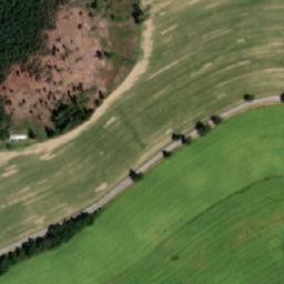 Satellite imagery of [Strmilov] church sanctus t., CZ