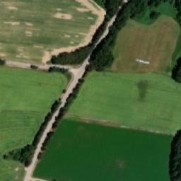 Satellite imagery of [Strmilov] church sanctus t., CZ