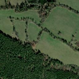 Satellite imagery of Sv.Anna [Kašperské Hory] church sanctus t., CZ