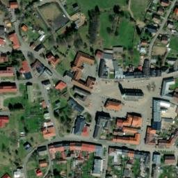 Satellite imagery of [Kašperské Hory] church t., CZ