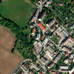 Satellite imagery of Černá věž [Jindřichův Hradec] castle & outlook t., CZ