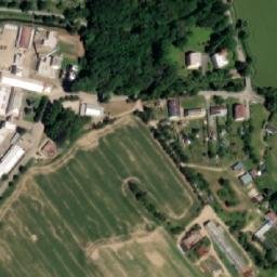 Satellite imagery of Obal [Střížovice u Kunžaku] factory chimney, CZ